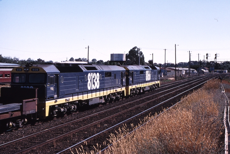 120623: Seymour Up Slab Steel Train 8166 8138