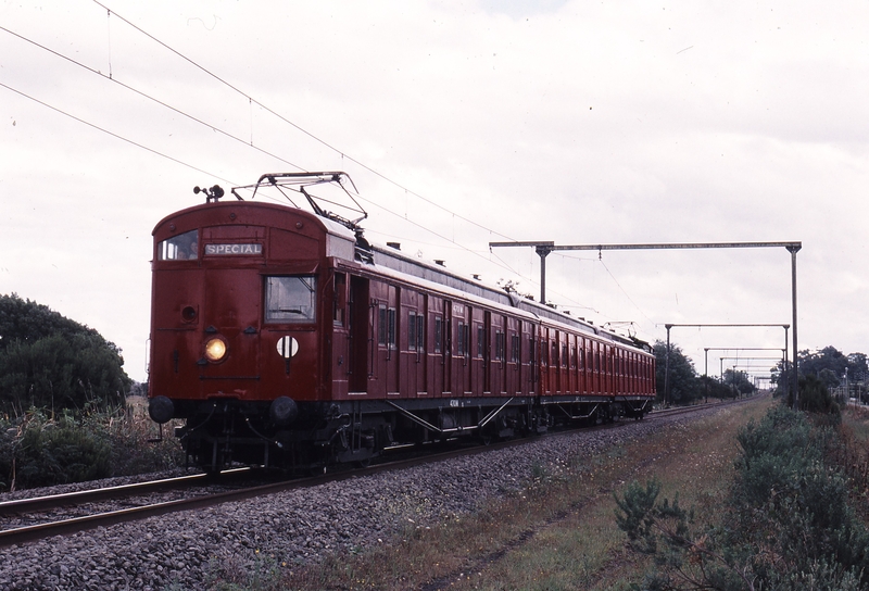 120861: Bunyip - Longwarry km 80.5 7541 Down Elecrail Special 470 M 341 T 327 M