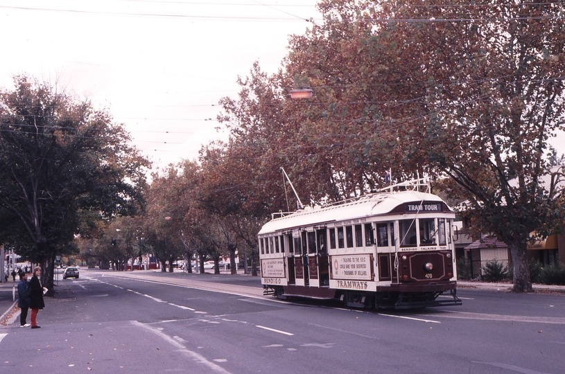 120929: High Street at Violet Street W2 470 arriving at Central Deborah Mine