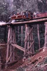 120969: Bridge 8 Curved Trestle Ballast Train 14A