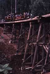 120971: Bridge 8 Curved Trestle Ballast Train 14A