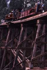 120972: Bridge 8 Curved Trestle Ballast Train 14A