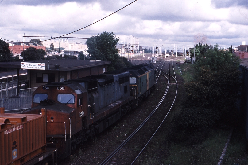 121168: West Footscray Junction 9803 Steel Train to Adelaide BL 34 C 510