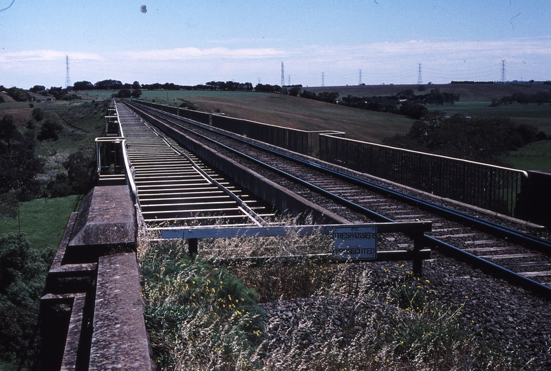 121232: Moorabool Viaduct km 79 Looking towards Gheringhap