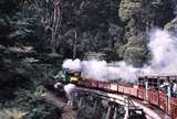 121281: Monbulk Creek Trestle L396 Up Gasworks Reunion Special Mixed Peckett 1711 Carbon leading