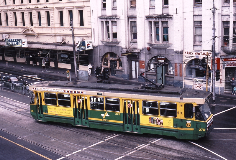 121295: Spencer Street at Flinders Street Turning into Flinders Street A2 270