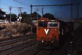 121310: Footscray down side Albert Street bridge 8043 Down Kyneton Passenger N 456