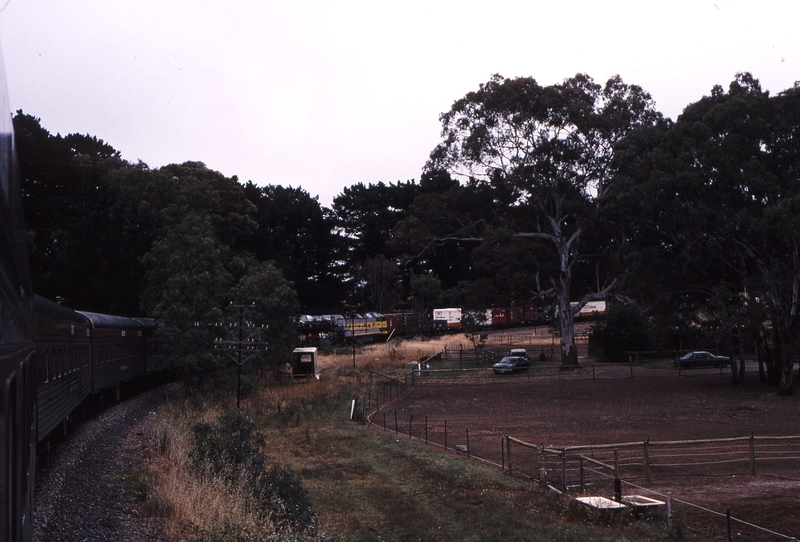 121325: km 44.5 Adelaide Hills Up Overland Express CLP 15 assisting Up NR Freight