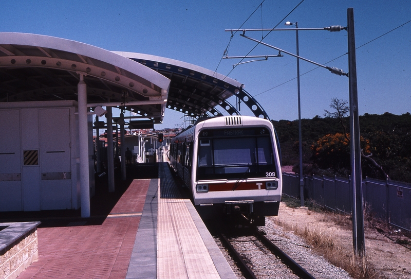 121424: Currambine Suburban to Perth AEB 308 leading