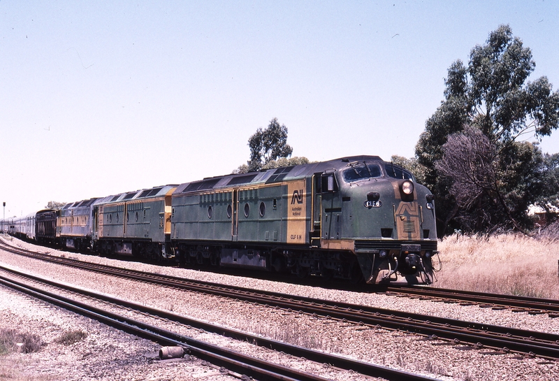 121428: Woodbridge South Swan Street Level Crossing Indian Pacific Empty Cars to East Perth Terminal CLF 6 ALF 22 CLP 12