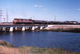 121458: Bunbury Inner Harbour Preston River Bridge Down Alumina Train DB1591