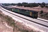 121636: Kalamunda Road Over Bridge Eastbound SCT and TNT Train ALF 18 ALF 19