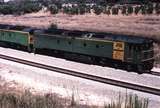 121637: Kalamunda Road Over Bridge Eastbound TNT and SCT Train ALF 18 ALF 19