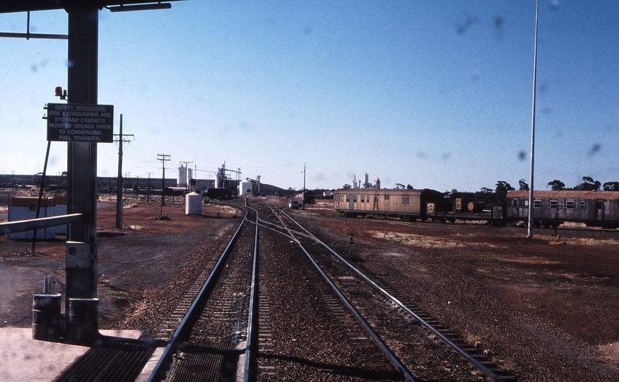 121719: Parkeston Looking West from Cab of NR 10 leading 7SP5