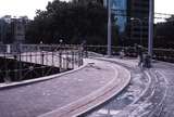 121773: Sydney Central Pyrmont Light Rail tracks near railway end of concourse