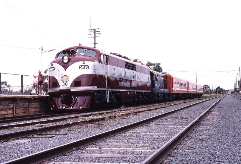 121865: Shepparton 8307 Down Passenger GM 36 T 320