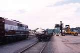 121875: Tocumwal Loading container flats and 8394 Up ARE Special GM 36 T320