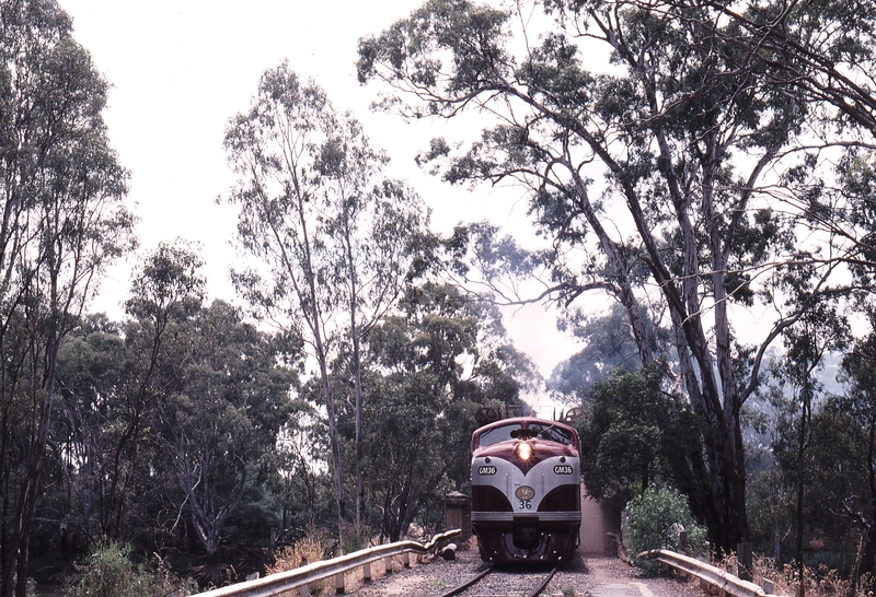 121879: Murray River Bridge Tocumwal 8394 Up ARE Special GM 36 T 320