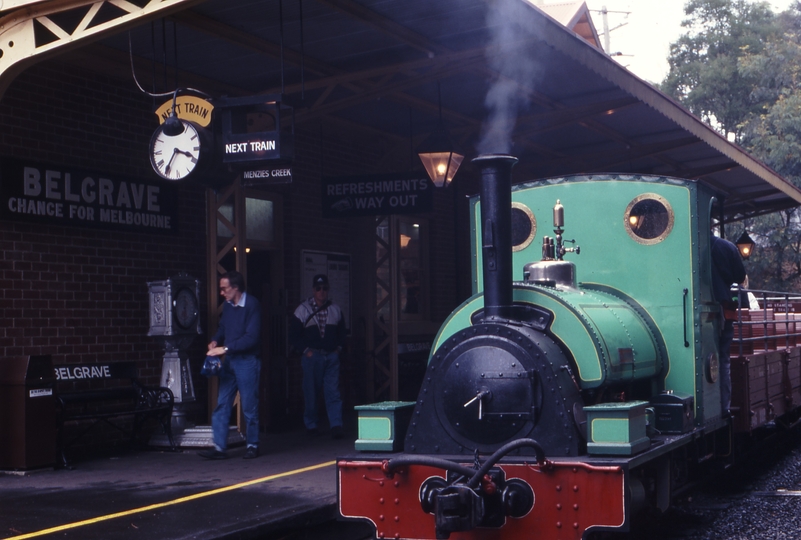 121980: Belgrave Shuttle Trip Peckett 1711 Old Time Festival