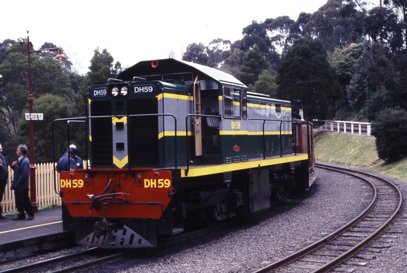 121983: Belgrave 3:55pm Down Passenger DH 59 Old Time Festival