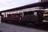 121989: Spencer Street QR Great South Pacific Express Observation Car QHOC 1830 Ausrail Conference Rolling Stock Exhibition