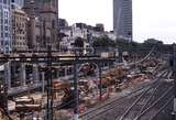 122019: Flinders Street Alterations for Federation Square in progress viewed East from Princes Bridge