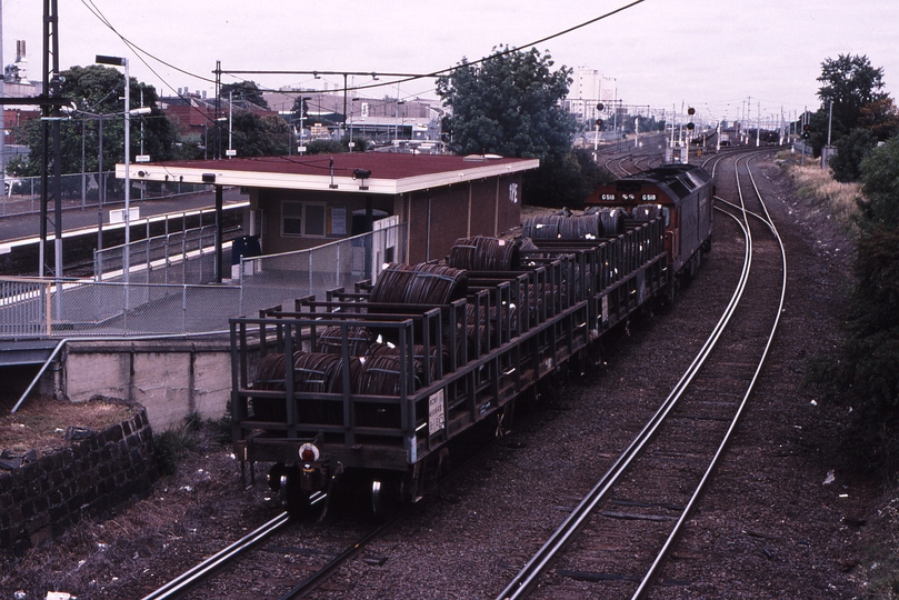 122025: West Footscray Junction 9603 Down NR Freight to Somerton G 518