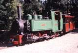 122285: Coal Creek Historic Park Between Middle Station and Locomotive Shed Passenger No 2 BFC 7 1953