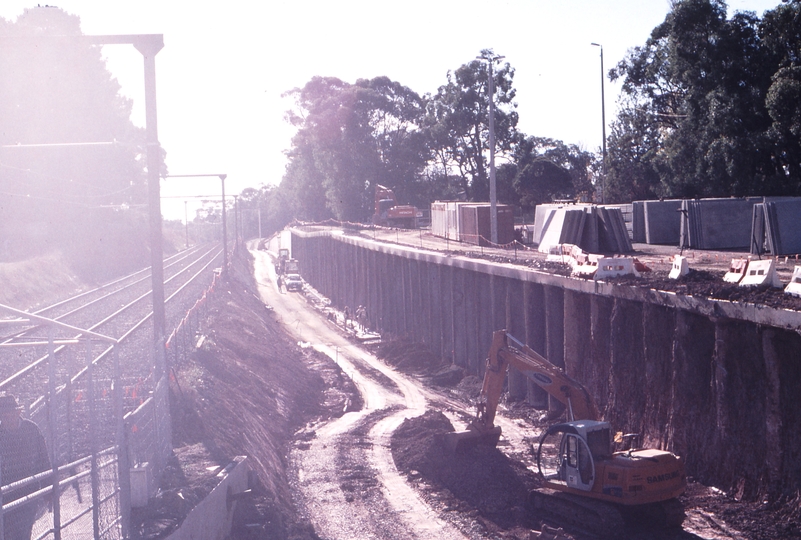 122333: Boronia Looking towards Melbourne Grade Separation Works