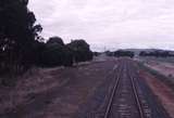 122439: Lamrock Siding Looking towards Dookie from front of 8395 Down ARE Special