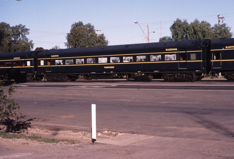 122564: Wycheproof Street Section South End 8192 Up Steamrail Special R 761 Werribee nearest