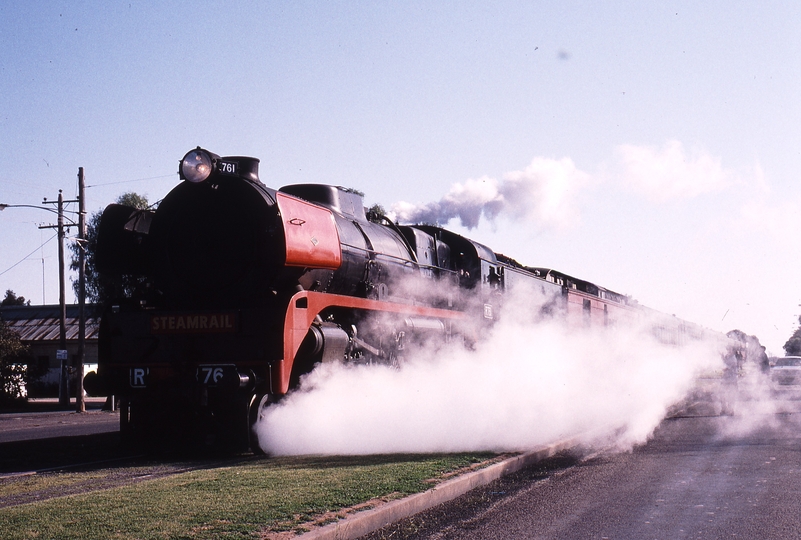 122567: Wycheproof Street Section South End 8192 Up Steamrail Special R 761