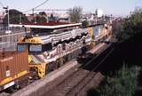 122608: West Footscray Junction 9821 Steel Train to Adelaide NR 92 NR 51 NR 30