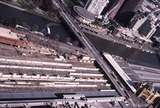 122616: Flinders Street Yard Federation Square construction viewed from 101 Collins Street