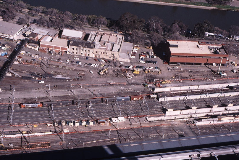 122621: Flinders Street Yard 9461 Maryvale Superfreighter A Class viewed from 101 Collins Street