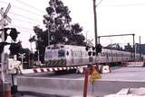 122628: Boronia Dorset Road Level Crossing Down Suburban 6-car Hitachi 42 M leading