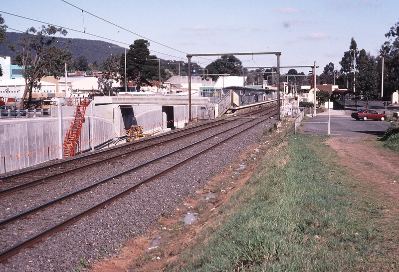 122651: Boronia looking towards Belgrave from Melbourne End Grade Separation Works