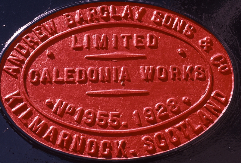 122698: Port Pirie Ellen Street Station Museum Makers plate ex BHAS Port Pirie AB 1955-28