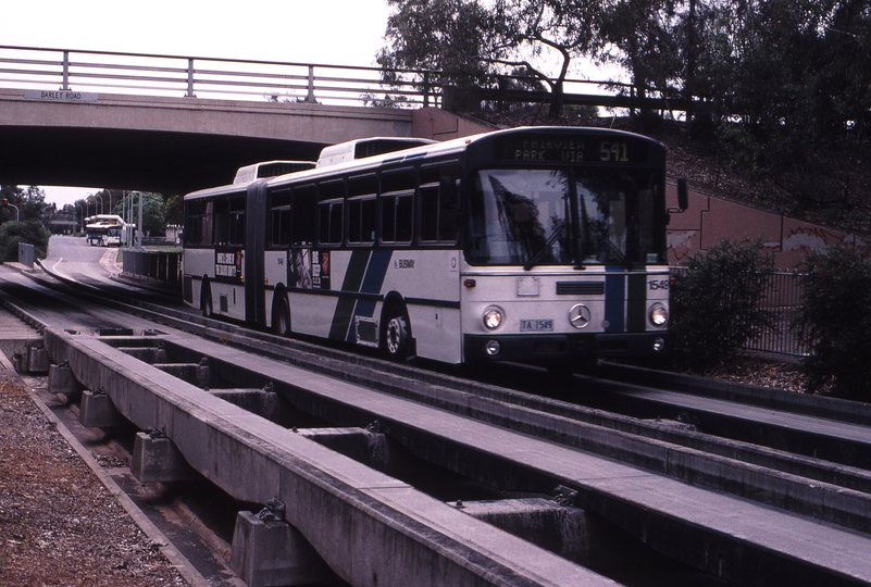 122896: Paradise Interchange Darley Road Down Route 541 Articulated Mercedes 1549