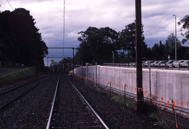 122911: Boronia looking towards Melbourne from old pedestrian crossing