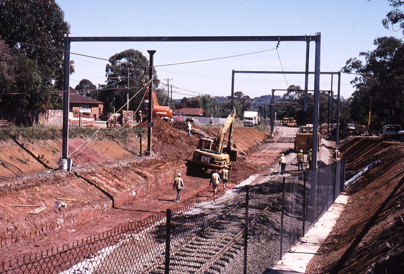 122926: Boronia Start of deviation at Melbourne looking towards Melbourne