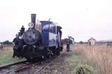 123172: Lakers Siding Klondyke (Hudswell Clarke 6), running round RTA Special