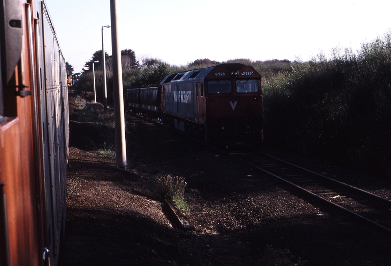 123213: Portland Depot looking towards Junction from ARE Special G 528 stabled