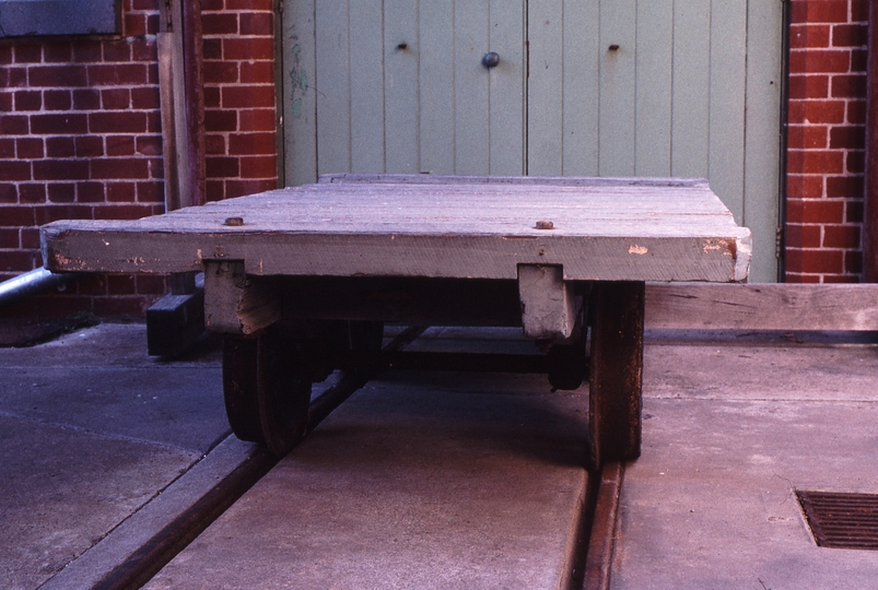 123253: Point Nepean Quarantine Station 2' 3' gauge trolley near Disinfectation Block