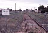 123269: Mount Gambier looking West from Bay Road level Crossing towards Station