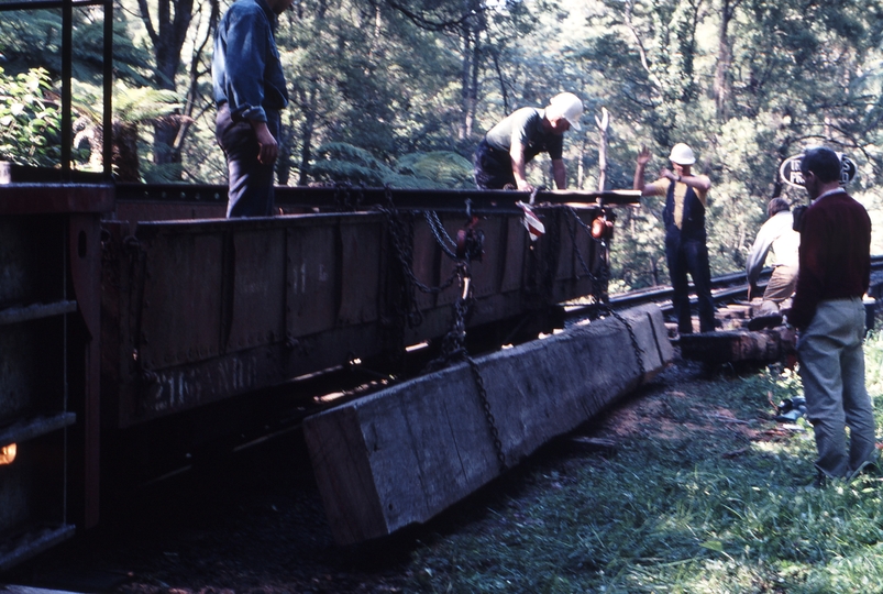 123348: Monbulk Creek Trestle New girder ready to install