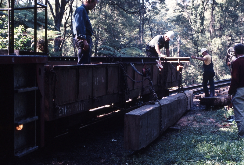 123349: Monbulk Creek Trestle New girder ready to install