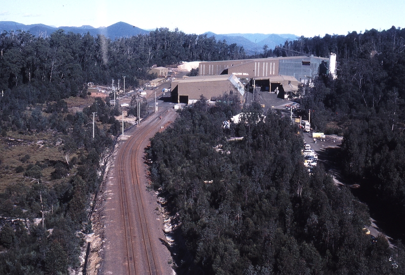 123390: Hellyer Mine and Rail Facilities looking South