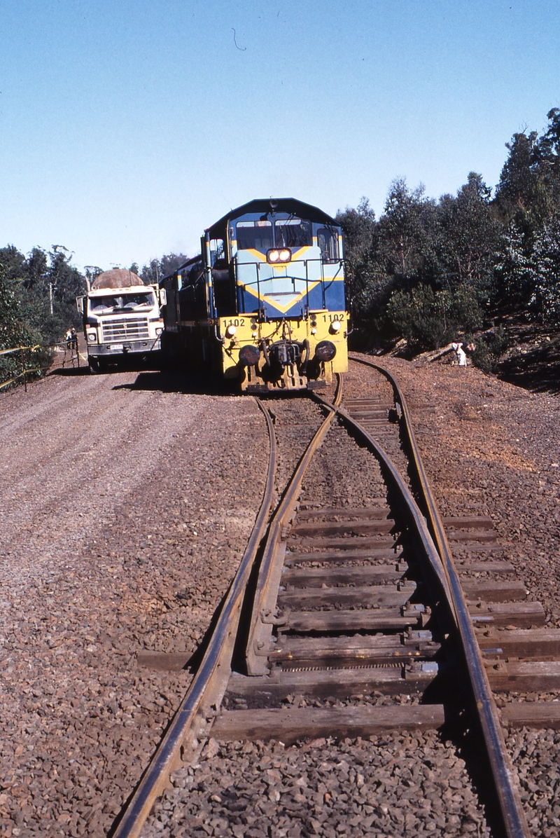 123395: Hellyer Mining Week Special to Burnie 1102 (1103 M 4),