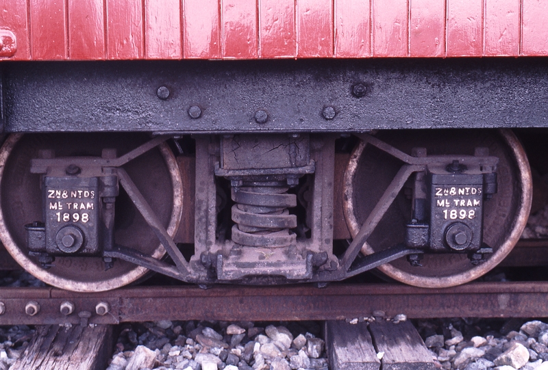 123507: Sheffield Bogie under ex North East Dundas First Class Carriage